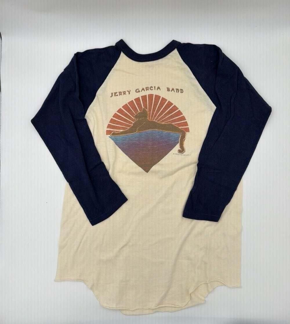 Vintage 1978 Jerry Garcia Band Cats Under the Stars Raglan T-Shirt